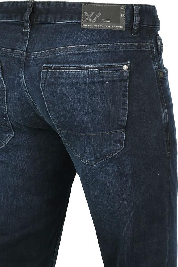 Donkerblauwe PME Legend Slim Fit Jeans Denim Blue Black Denim Xv - Foto 8
