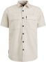 PME LEGEND Heren Overhemden Short Sleeve Shirt Ctn Slub Gebroken Wit - Thumbnail 2