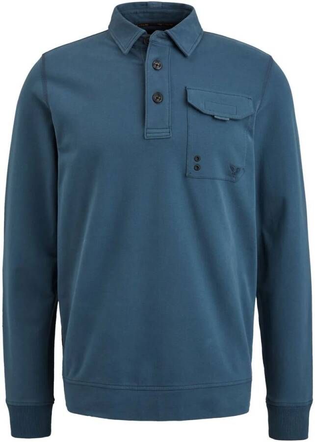 PME Legend Sweat Poloshirt Blauw
