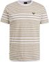 PME LEGEND Heren Polo's & T-shirts Short Sleeve R-neck Slub Jersey Printed Beige - Thumbnail 3