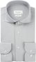 Profuomo business overhemd slim fit grijs effen knitted katoen - Thumbnail 3