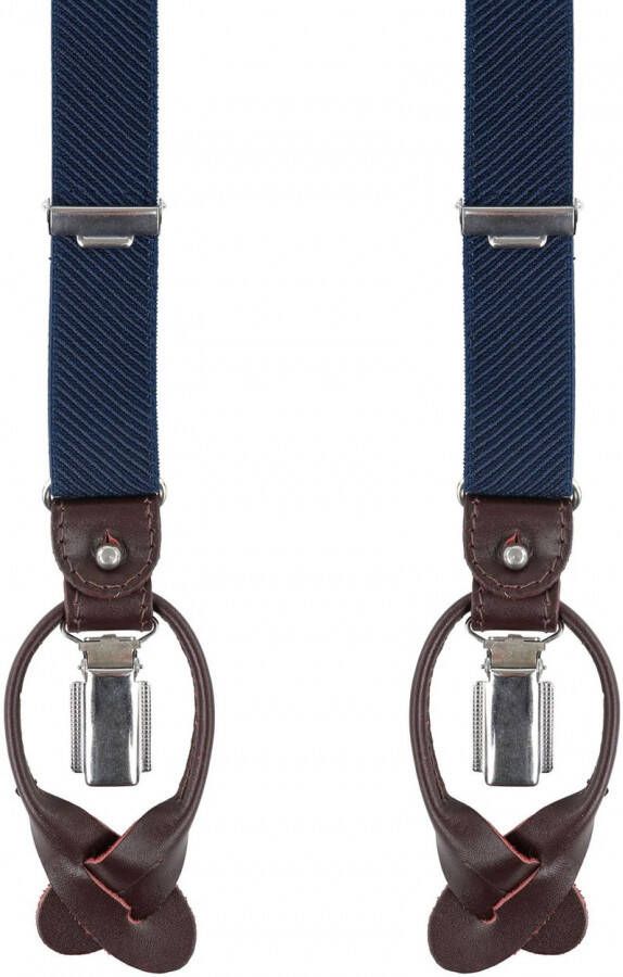 Profuomo Bretels donkerblauw 25 MM