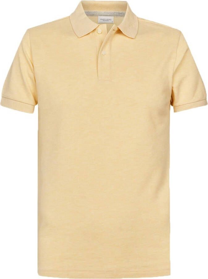Profuomo Heren Polo & T-shirts Geel Yellow Heren