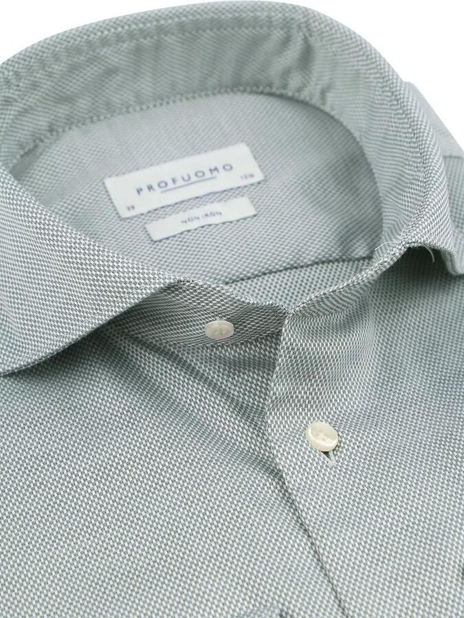 Profuomo Regular fit zakelijk overhemd met knoopsluiting - Foto 3