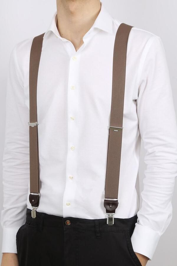 Profuomo bretels camel uni 36 MNM - Foto 6