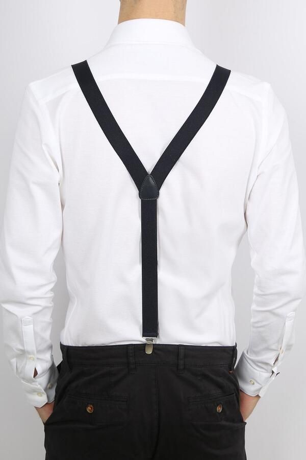 Profuomo bretels donkerblauw - Foto 6