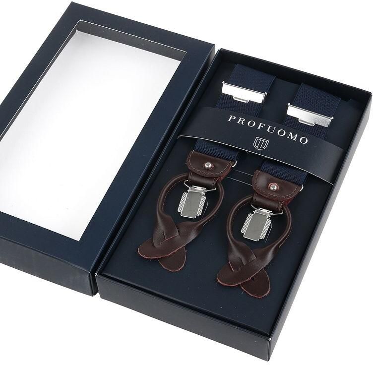 Profuomo bretels marineblauw uni 36 MM - Foto 5