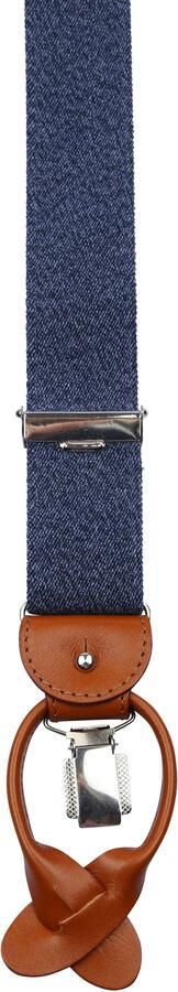 Profuomo bretels jeans blauw melange - Foto 7