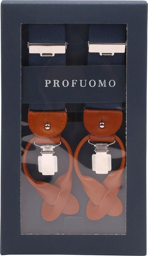 Profuomo Bretels Blauw Heren - Foto 5