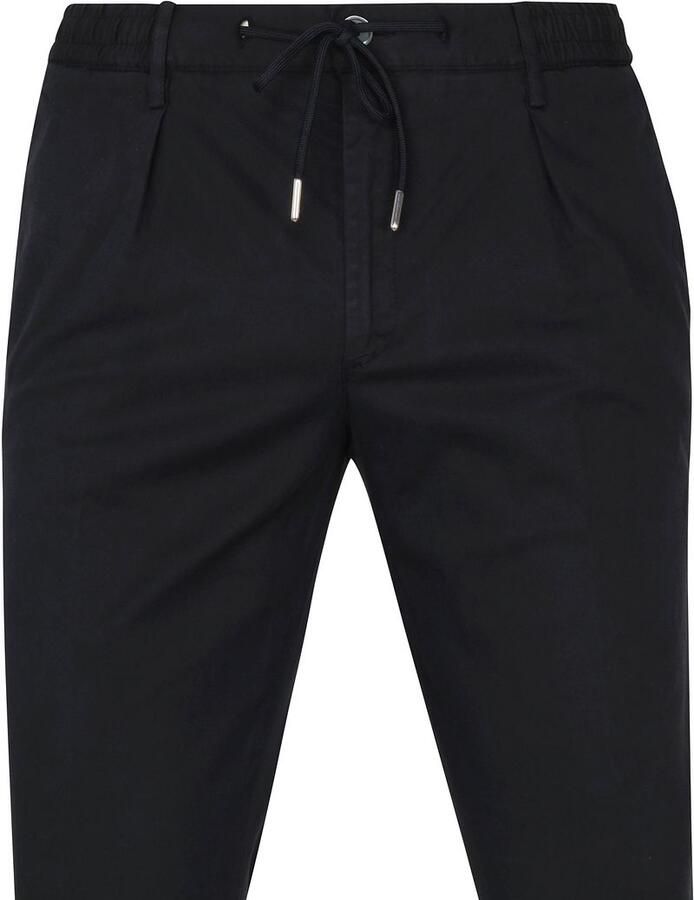 PROFUOMO Heren Broeken Sportcord Chino Donkerblauw - Foto 4