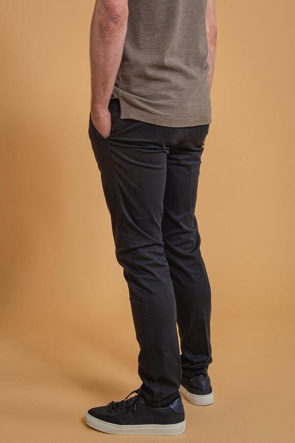 PROFUOMO Heren Broeken Sportcord Chino Donkerblauw - Foto 5