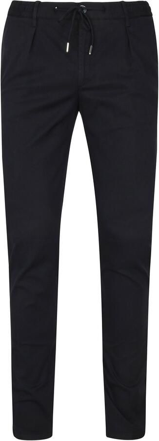 PROFUOMO Heren Broeken Sportcord Chino Donkerblauw - Foto 4