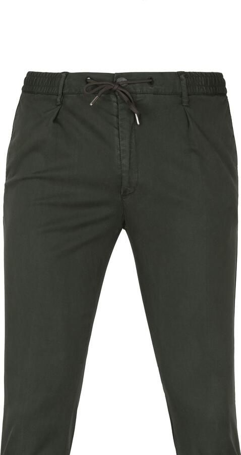 Profuomo Comfortabele Army Sportcord Chino Green Heren - Foto 7