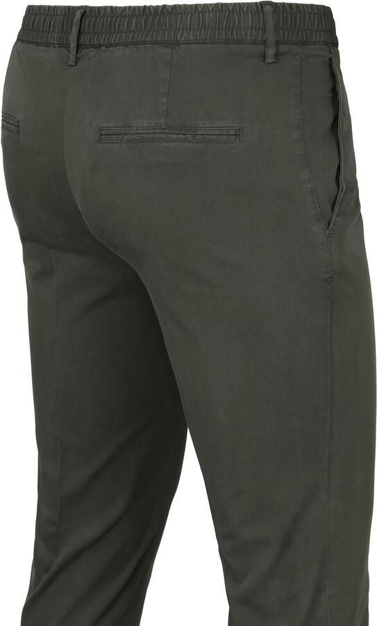 Profuomo Comfortabele Army Sportcord Chino Green Heren - Foto 6