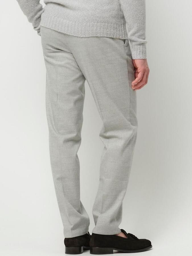 Profuomo Relaxed fit broek met persplooien - Foto 3