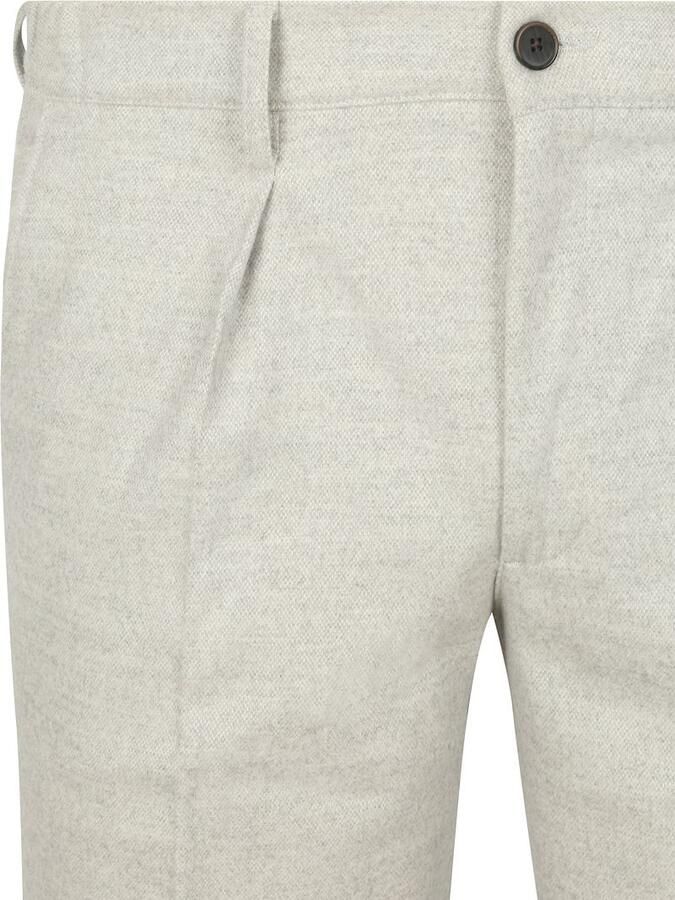 Profuomo Relaxed fit broek met persplooien - Foto 5
