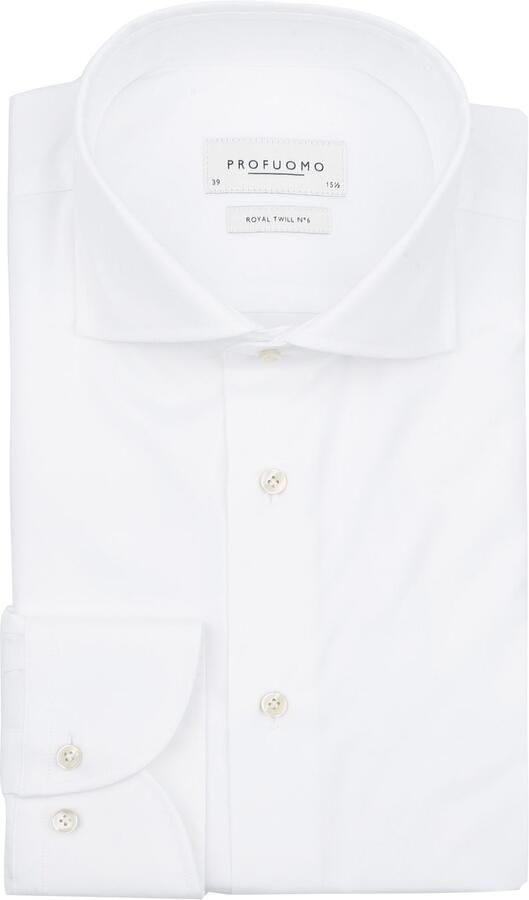 Profuomo Zakelijk regular fit overhemd van twill - Foto 5