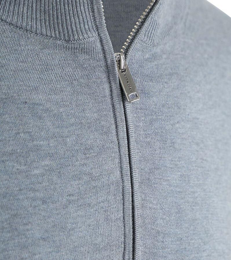 Profuomo Sweater Half Zip Pullover Luxury Basic Blauw - Foto 2
