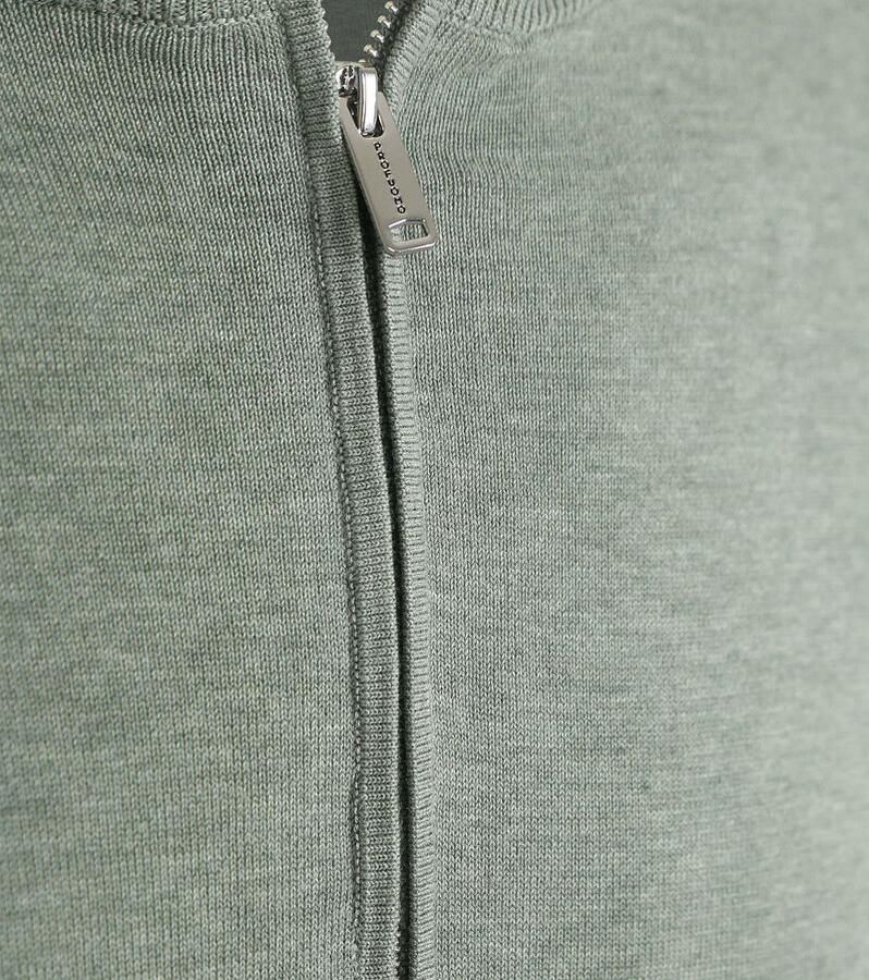 PROFUOMO Heren Truien & Vesten Pullover Half Zip Groen - Foto 2