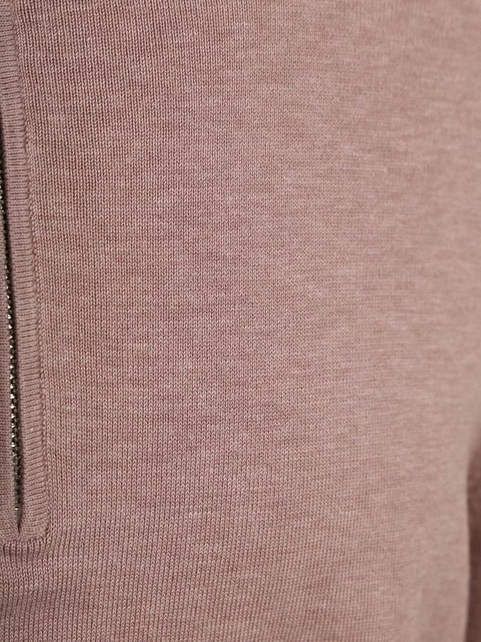 Profuomo Half Zip Pullover Luxury Basic Roze - Foto 2
