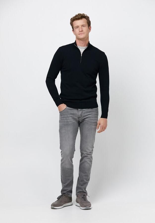 Profuomo Sweater Half Zip Pullover Luxury Navy - Foto 3