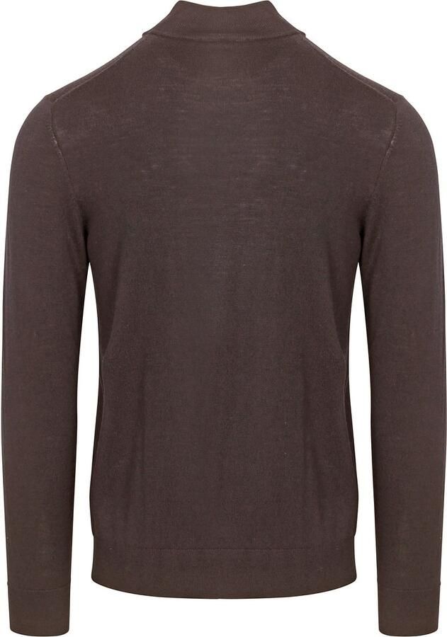 PROFUOMO Heren Truien & Vesten Pullover Half Zip Taupe