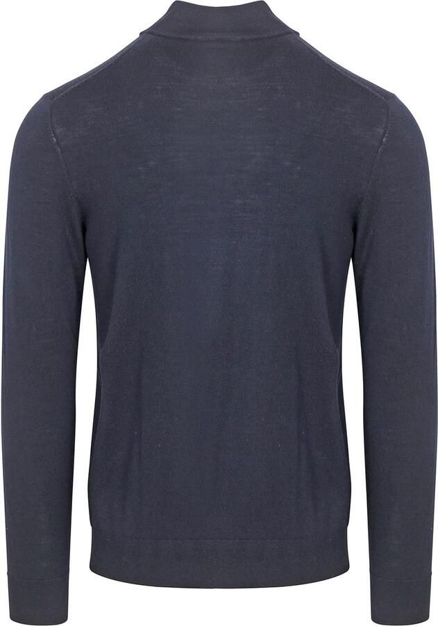 PROFUOMO Heren Truien & Vesten Pullover Half Zip Donkerblauw