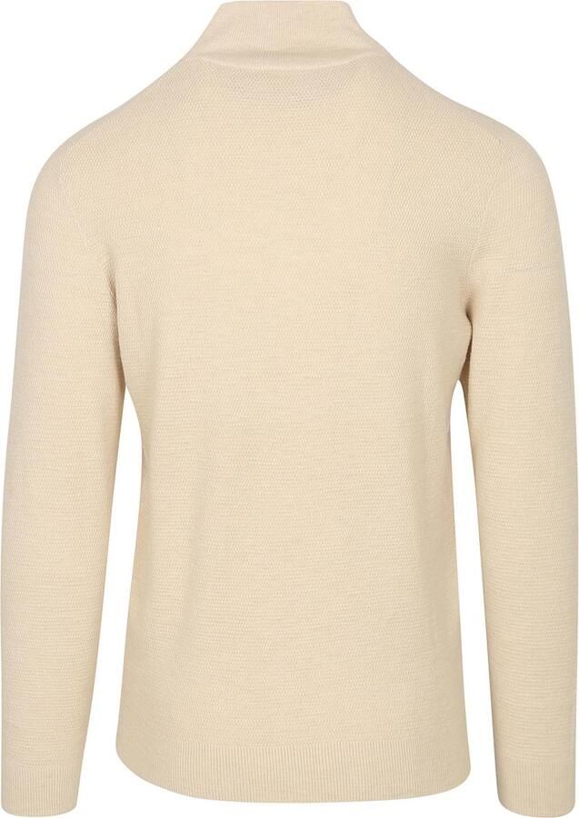 PROFUOMO Heren Truien & Vesten Pullover Half Zip Beige