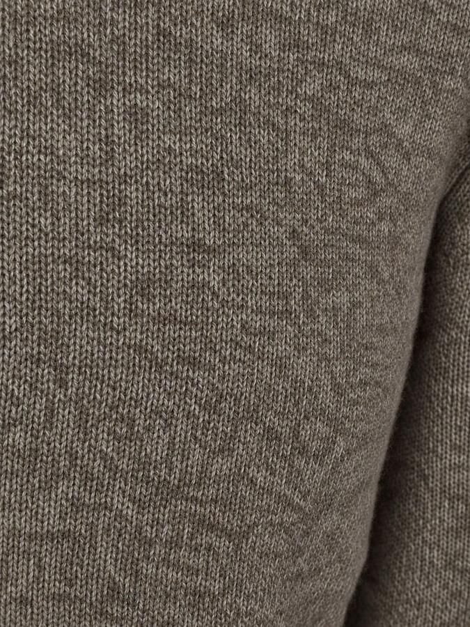 PROFUOMO Heren Truien & Vesten Pullover Half Zip 80 20 Bruin - Foto 5