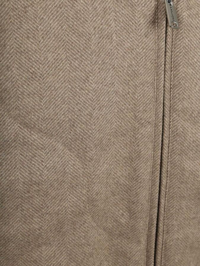 Profuomo Herringbone Bodywarmer Sand