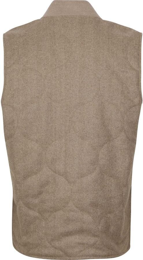 Profuomo Herringbone Bodywarmer Sand - Foto 3