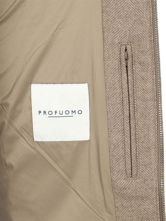 Profuomo Herringbone Bodywarmer Sand - Foto 2