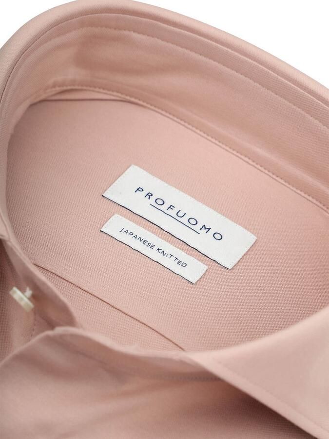 Profuomo Japanese Knitted Overhemd Dark Pink - Foto 4