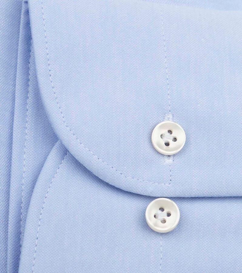 Profuomo Japanese Knitted Overhemd Shirt Pp2Hc10009 Blauw Heren - Foto 5