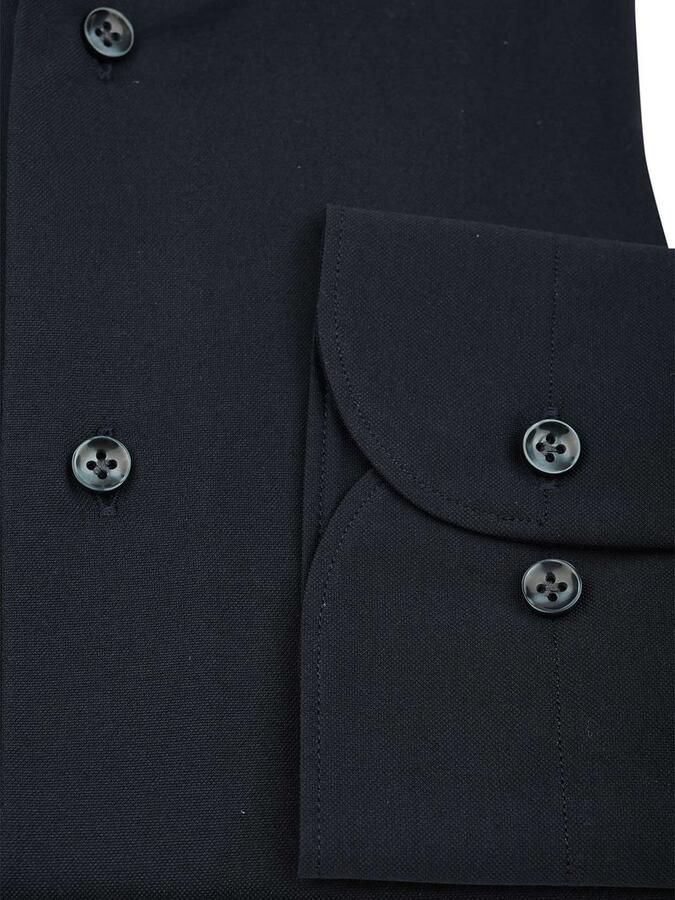 Profuomo Japanese Knitted Overhemd Navy - Foto 2
