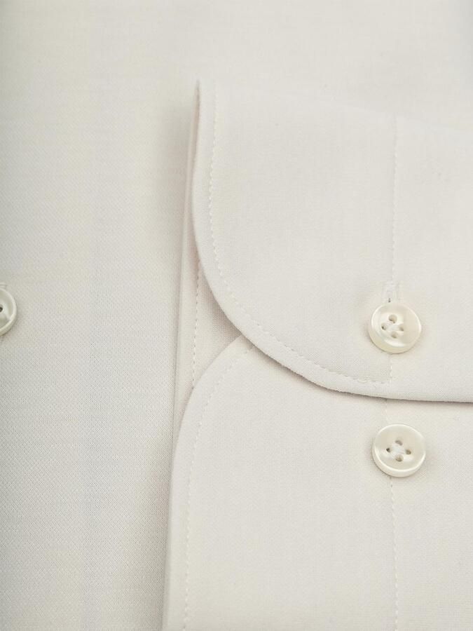 Profuomo Japanese Knitted Overhemd Off White - Foto 3