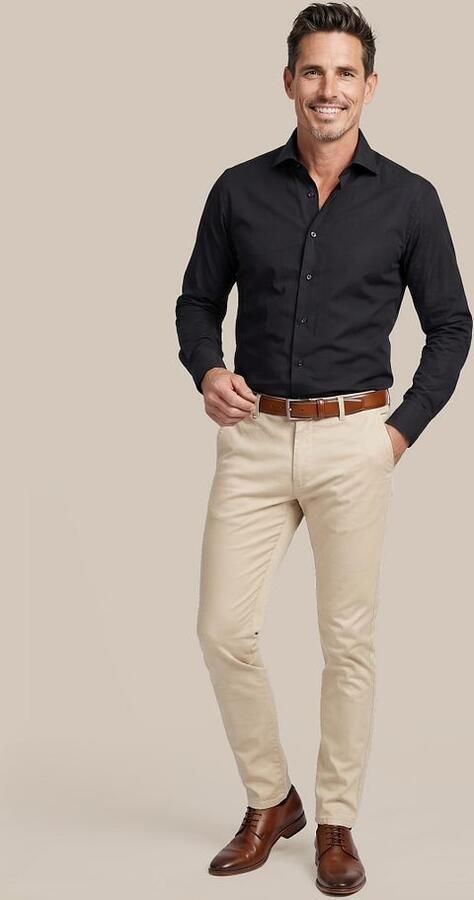 PROFUOMO Heren Overhemden Shirt X-cutaway Sf Japanese Knitted Zwart - Foto 15