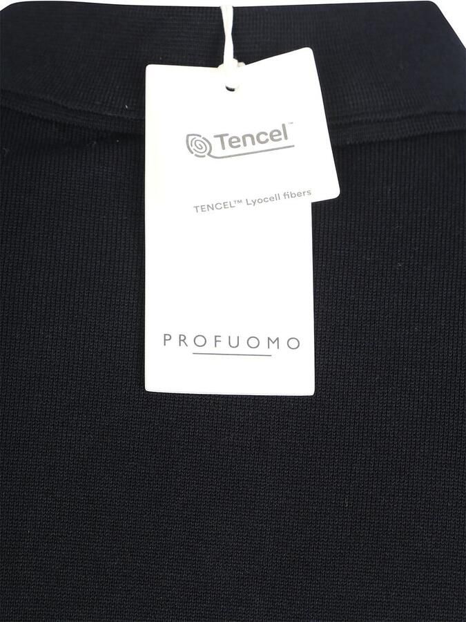 Profuomo Slim fit poloshirt van lyocellmix met zijde aandeel - Foto 11