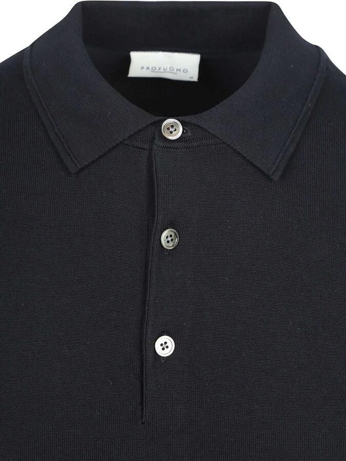 Profuomo Slim fit poloshirt van lyocellmix met zijde aandeel - Foto 11