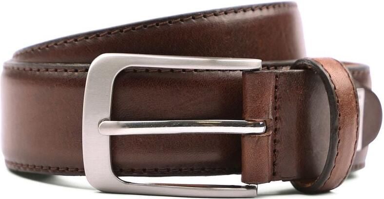 Profuomo Leren Riem Polish Bruin Heren - Foto 5