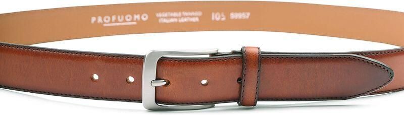 Profuomo Riem Leren Riem Polish Cognac - Foto 3