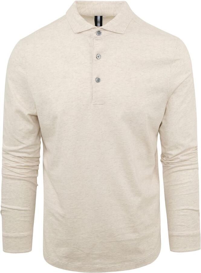 PROFUOMO Heren Polo's & T-shirts Jersey Gebroken Wit - Foto 5