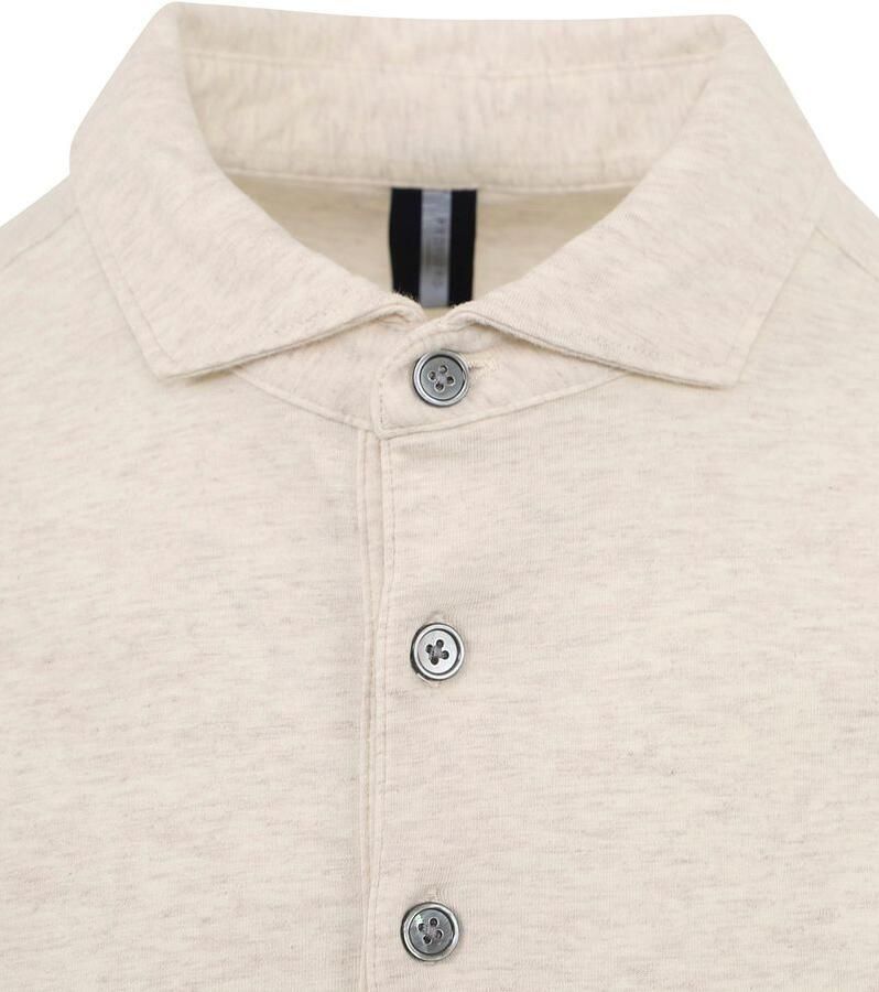 PROFUOMO Heren Polo's & T-shirts Jersey Gebroken Wit - Foto 6