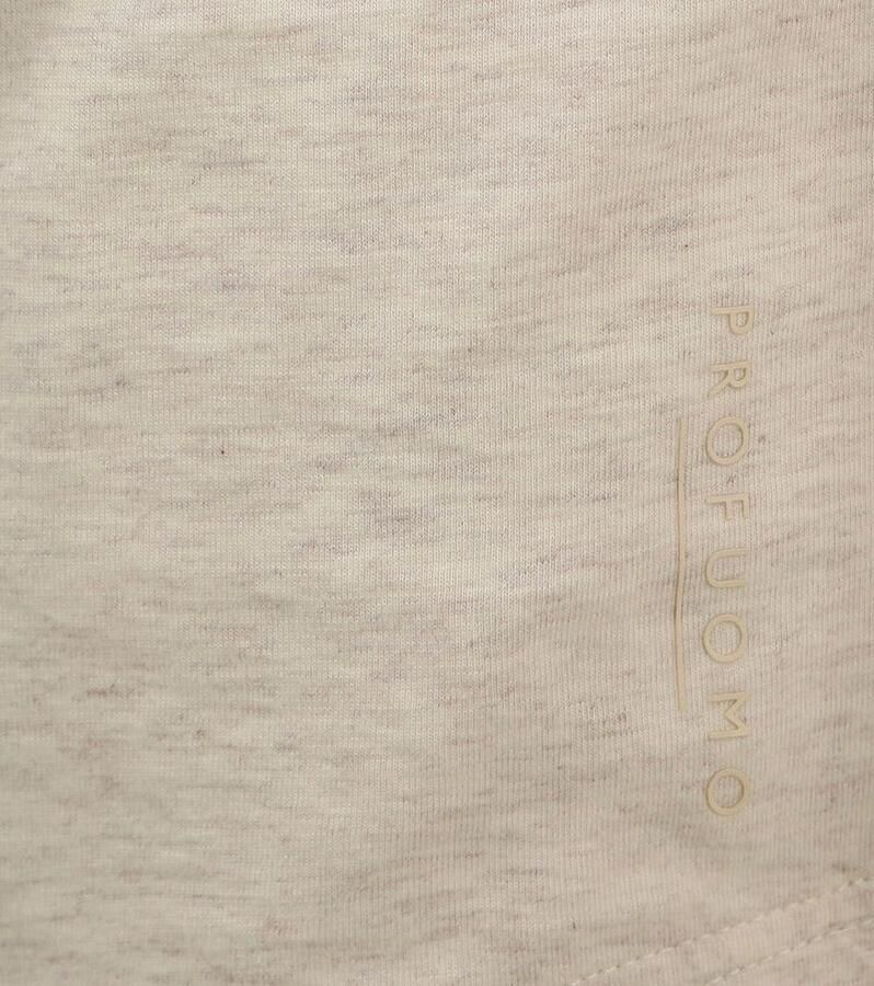 PROFUOMO Heren Polo's & T-shirts Jersey Gebroken Wit - Foto 7