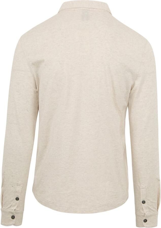 PROFUOMO Heren Polo's & T-shirts Jersey Gebroken Wit - Foto 9