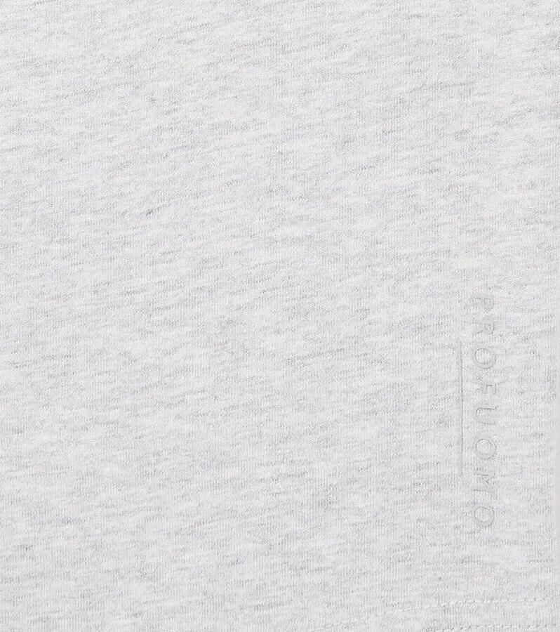 Profuomo Longsleeve Polo Grijs Melange - Foto 3