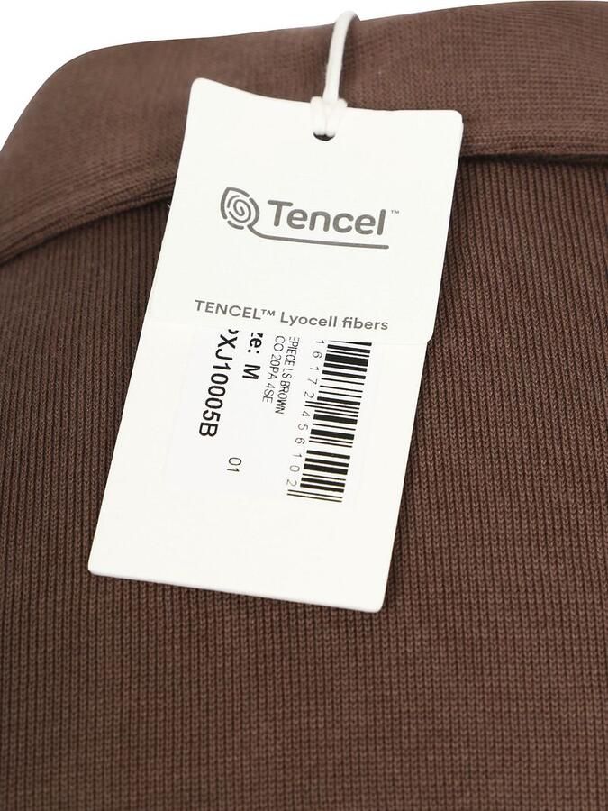 Profuomo Longsleeve Poloshirt Luxury Basic Bruin - Foto 3