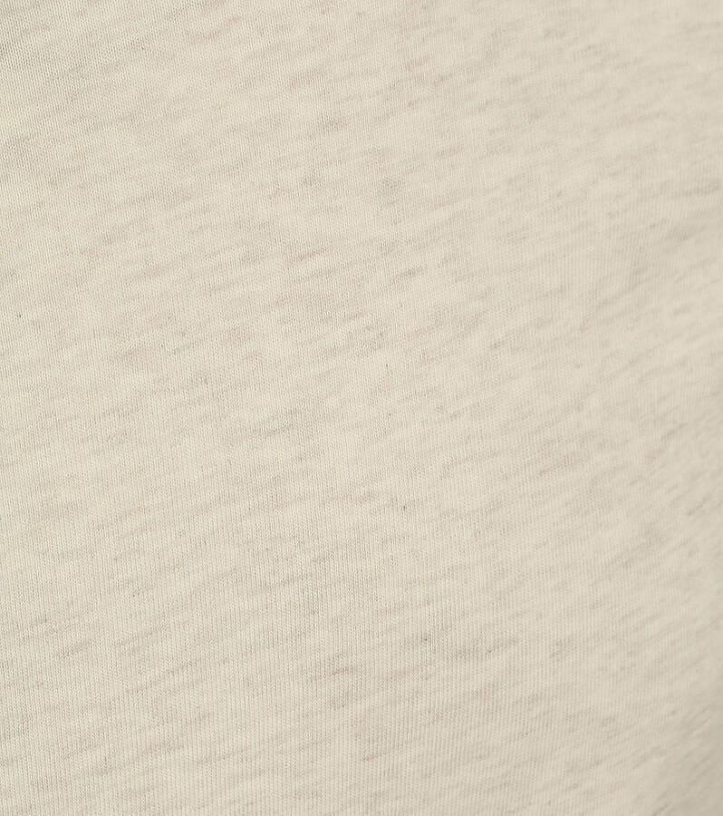 PROFUOMO Heren Polo's & T-shirts T-shirt Long Sleeve Beige - Foto 3