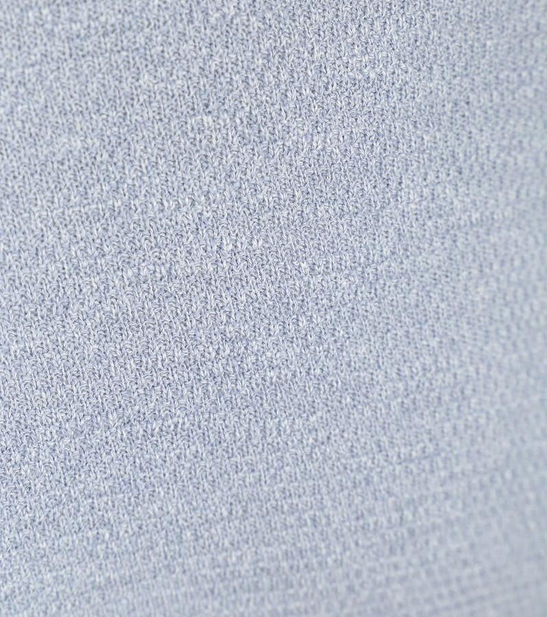 PROFUOMO Heren Truien & Vesten Structure Crew Neck Lichtblauw - Foto 8