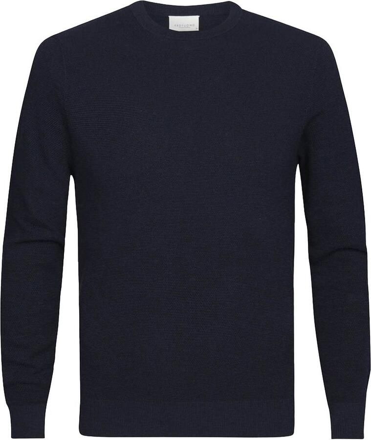 PROFUOMO Heren Truien & Vesten Pp2j00007 Donkerblauw - Foto 4